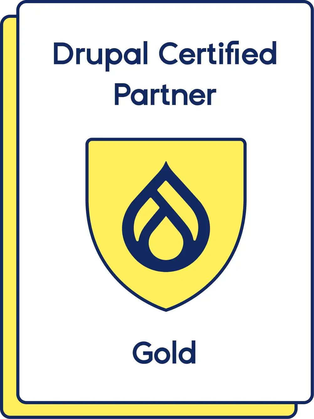 Drupal Certified Partner Gold